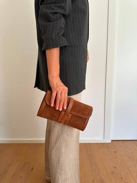 HANNAH suede- pochette con tracolla