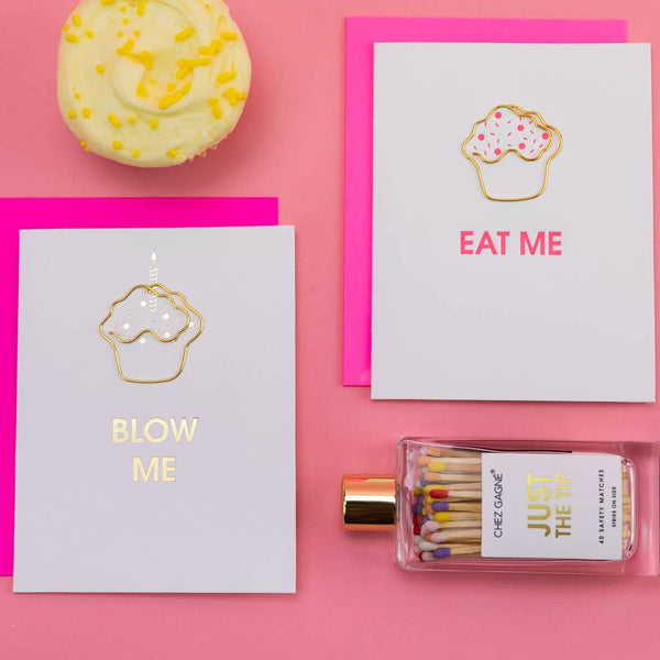 Blow Me - Letterpress Birthday Card - Bodega Nantucket