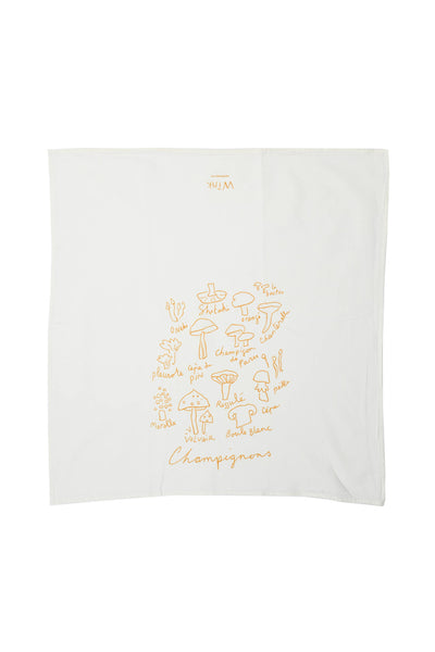 Champignon tea towel