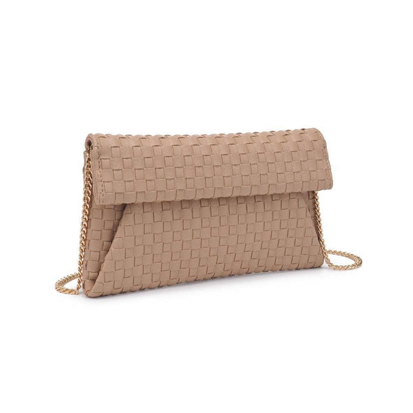 Priscilla Woven Clutch Nude - Bodega Nantucket