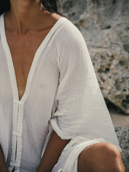 Ava Kimono - Natural - Bodega Nantucket