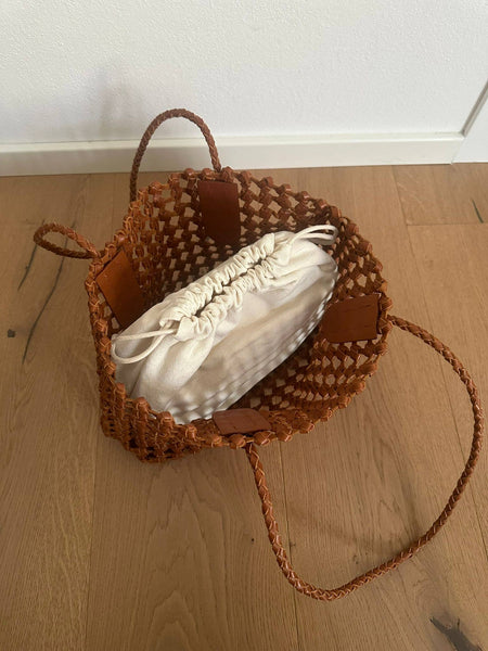 NICOLE PREMIUM - woven leather