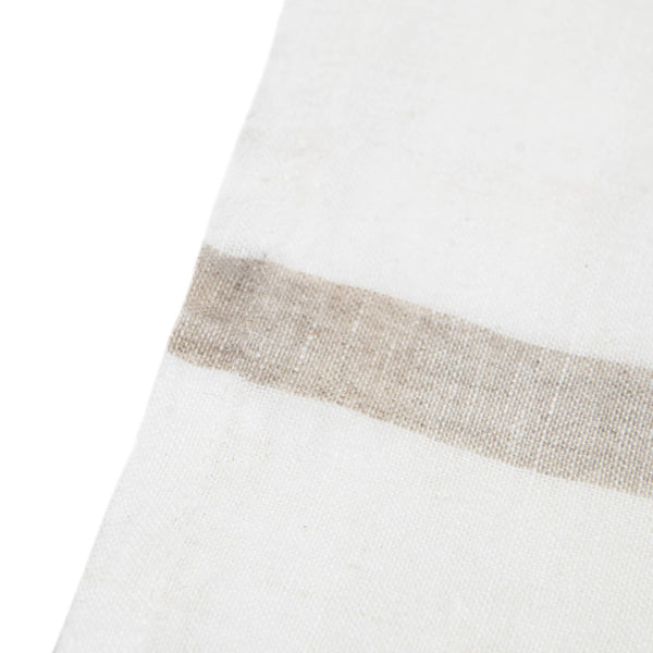 Laundered Linen White/Natural Napkins 20x20 - Set of 4