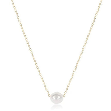 16in Admire Pearl Gold Necklace - Bodega Nantucket