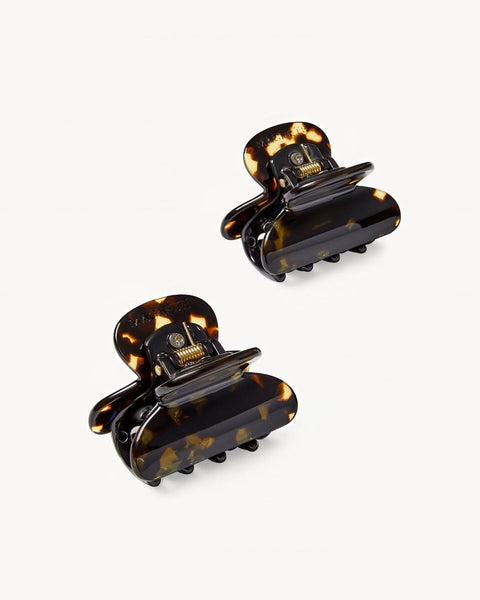 Twin Heirloom Claws in Dark Tortoise