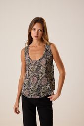 Lenore Tank Top Botanica Dusk