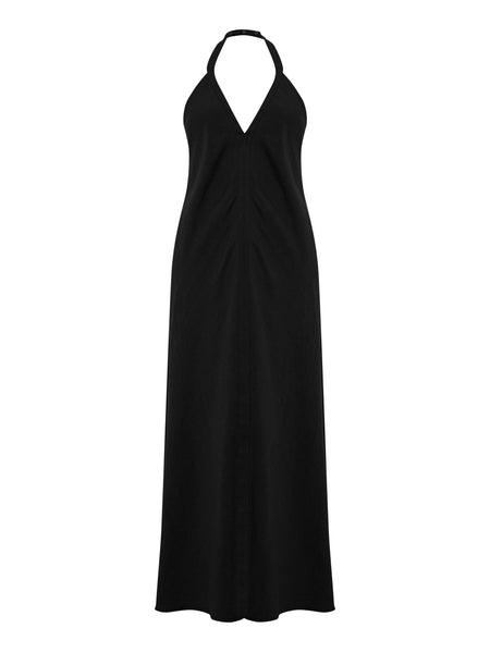 Zoe Maxi Dress - Black - Bodega Nantucket