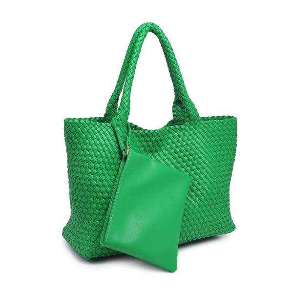 Solana Woven Vegan Leather Tote - Bodega Nantucket