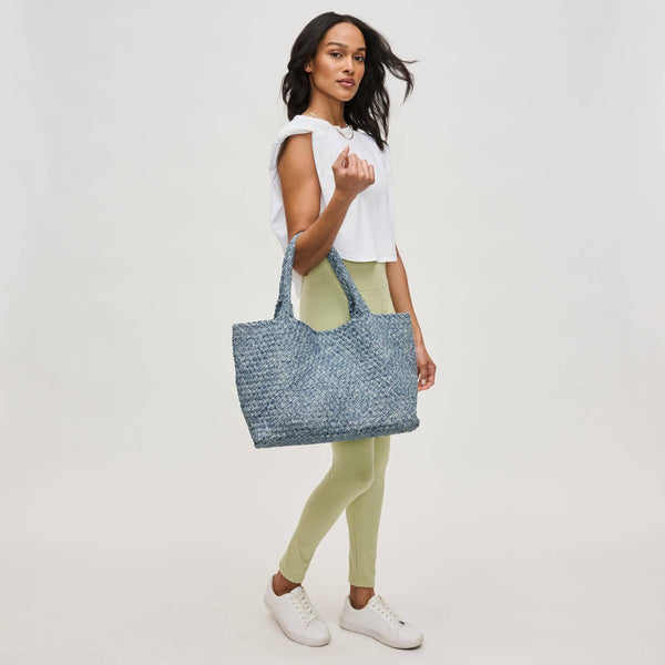 Sky's The Limit - Large Denim Tote - Bodega Nantucket