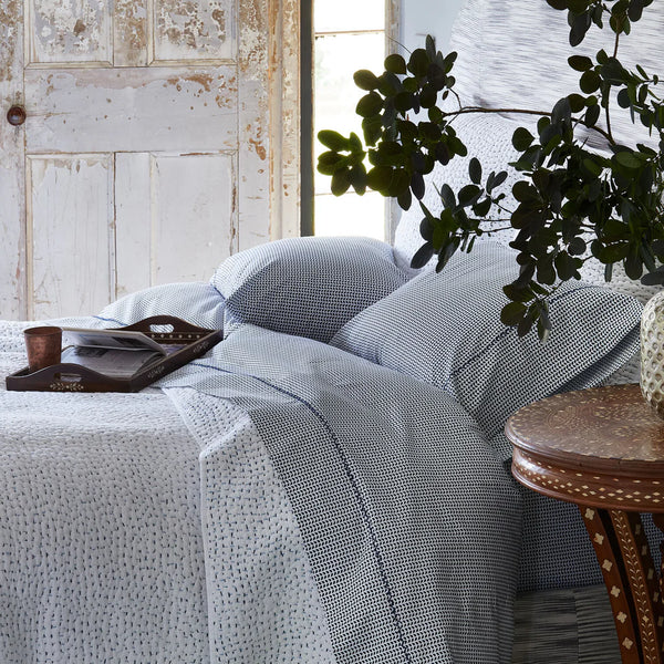 Cinde Indigo Pillow Cases - Bodega Nantucket