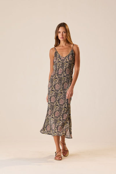 Leandra Bias Slip Botanica Dusk