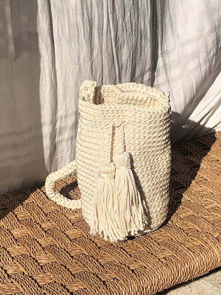 Crossbody Cotton Crochet Bag