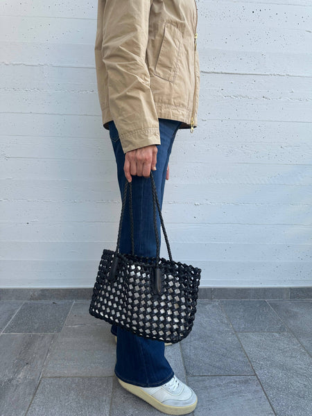 NICOLE PREMIUM - woven leather