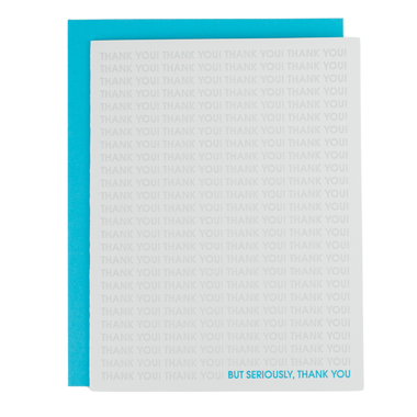 Thank You on Repeat - Thank You Card - Bodega Nantucket