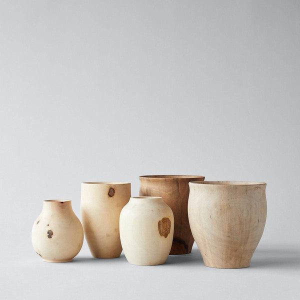 White Walnut Bell Vase - Bodega Nantucket