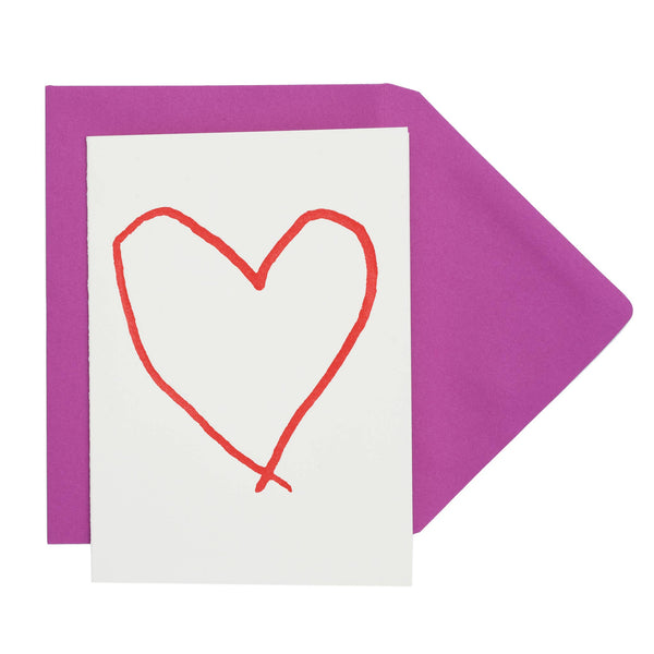 Big Red Heart Everyday Greeting Card - Bodega Nantucket