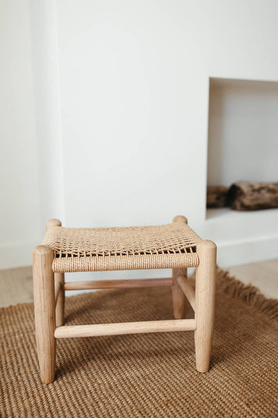 The Danish Cord Footstool - Bodega Nantucket