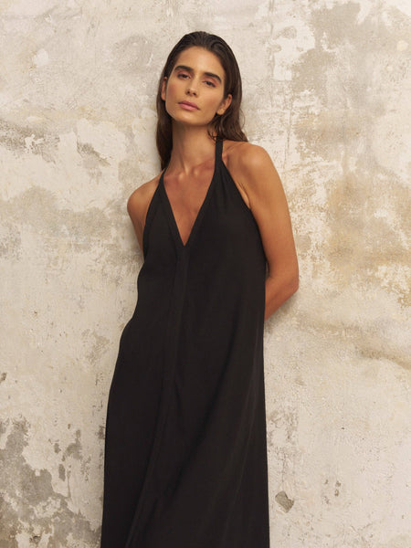 Zoe Maxi Dress - Black - Bodega Nantucket