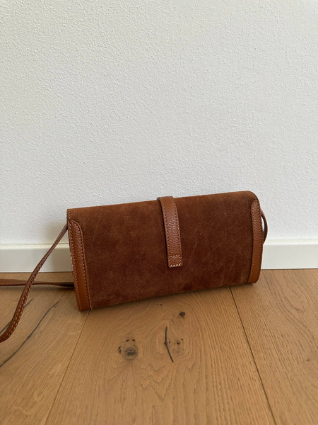 HANNAH suede- pochette con tracolla