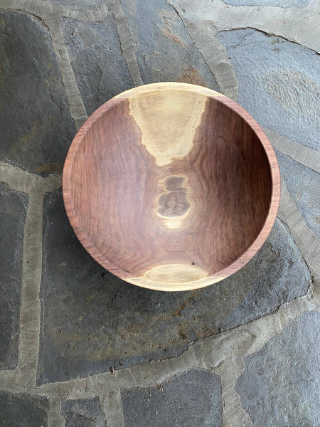 13" BLACK WALNUT ROUND BOWL - Bodega Nantucket