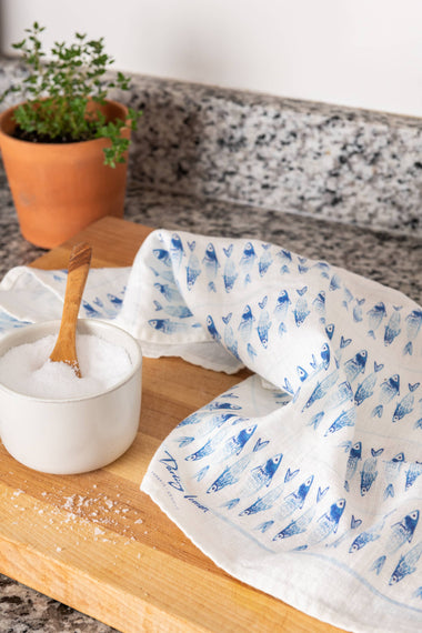 Sardines Kitchen Towel - Bodega Nantucket