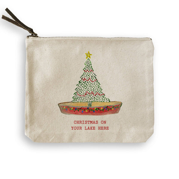 Christmas Tree Canoe with Location - Bodega Nantucket