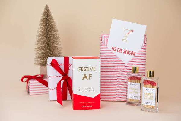 Tis the Season - Christmas Card with Martini Paper Clip - Bodega Nantucket