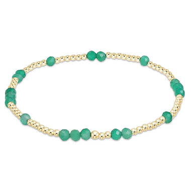 Hope Unwritten Gemstone Green Onyx Bracelet - Bodega Nantucket