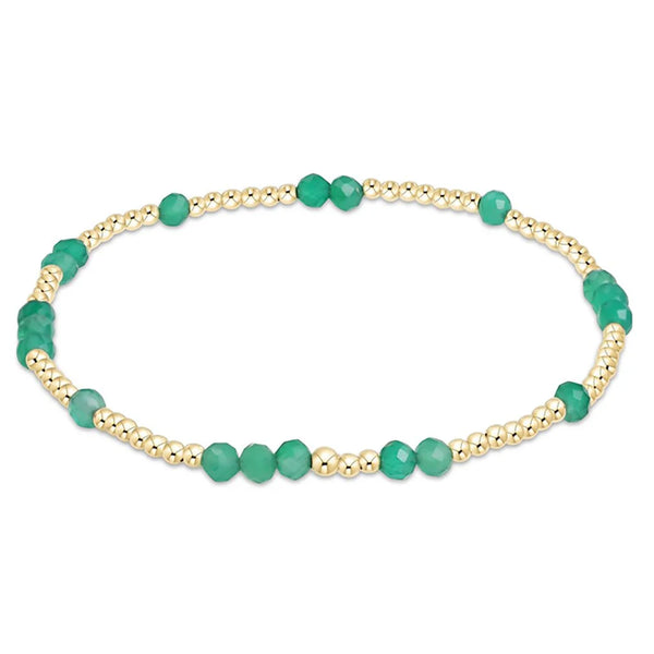Hope Unwritten Gemstone Green Onyx Bracelet - Bodega Nantucket