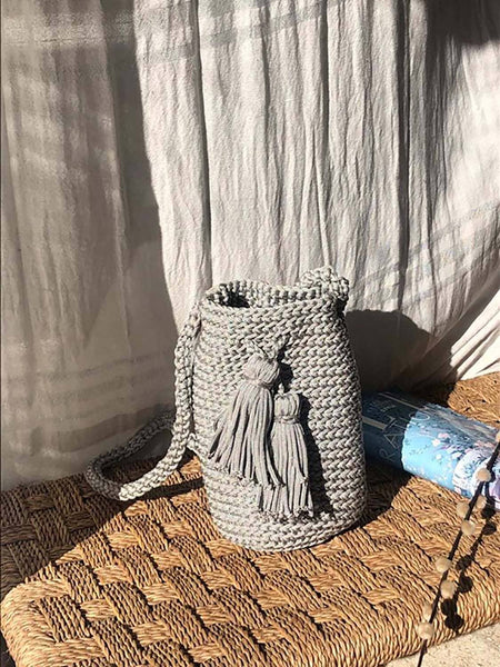 Crossbody Cotton Crochet Bag