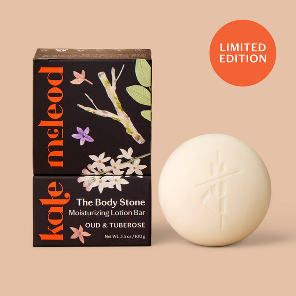Oud & Tuberose Body Stone | Deep Moisturizing Lotion Bar - Bodega Nantucket