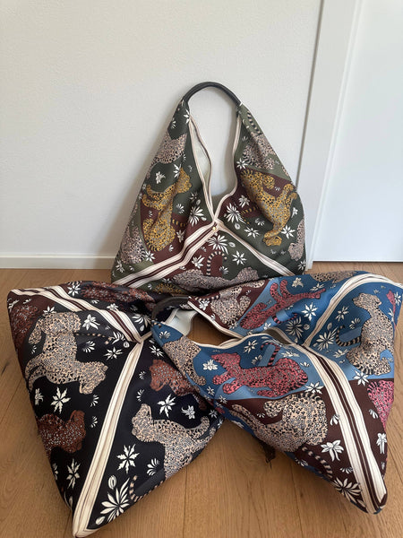 MAXI BORSA ASIA - SACCA TESSUTO