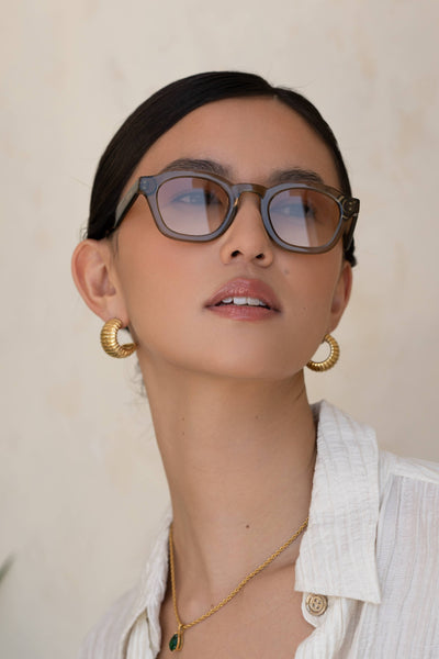 Blake Acetate Unisex Round Sunglasses - Bodega Nantucket