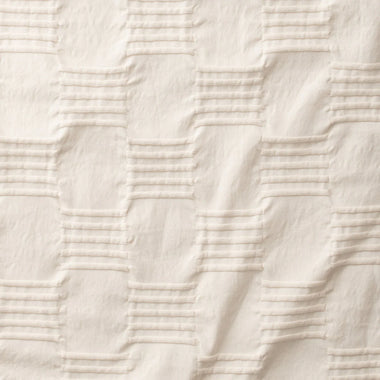 Woven Tally Natural Duvet - Bodega Nantucket