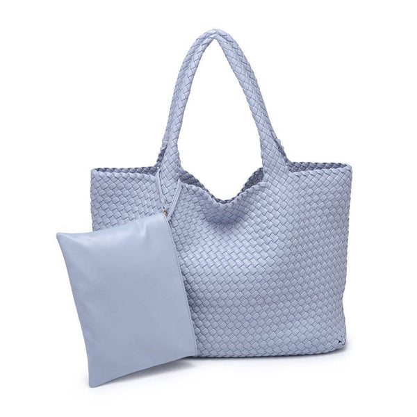 Solana Woven Vegan Leather Tote - Bodega Nantucket