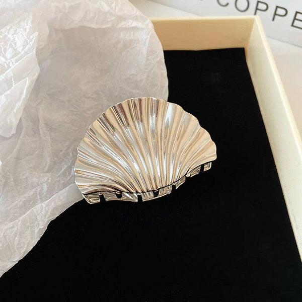 Vintage Gold Seashell Hair Claw Clip MK2ZCM6W6HCP638