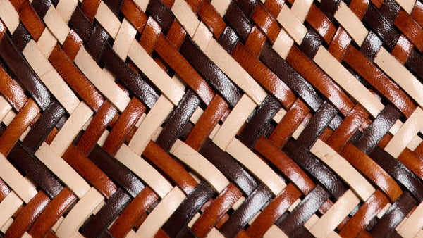 Goya Zig Zag Taupe Chocolate and Cognac - Bodega Nantucket