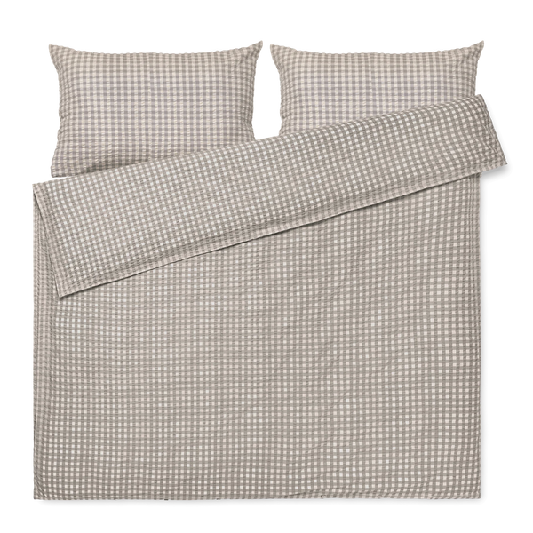 Juna Duvet Cover Set Grey/Birch - Bodega Nantucket