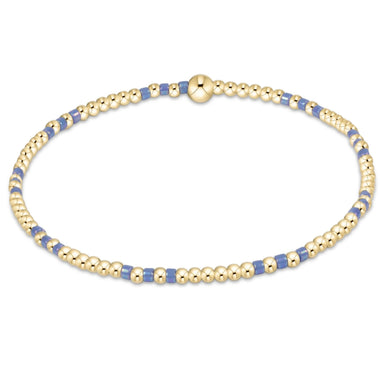 Hope Joy 2mm Bead Bracelet Bright Blue - Bodega Nantucket