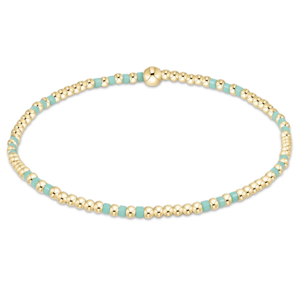 Hope Joy 2mm Bead Bracelet Mint - Bodega Nantucket