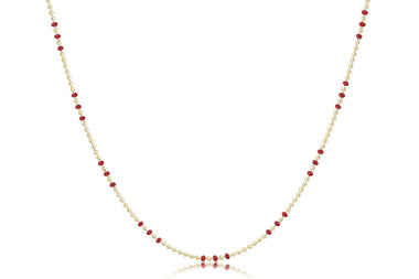 15in Hope Joy Red Choker - Bodega Nantucket