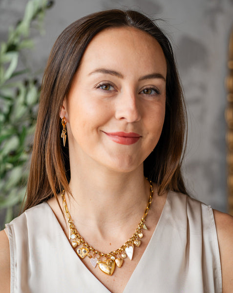 Full Heart Charm Necklace - Bodega Nantucket