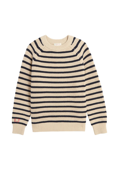 Phoebe Stripe Cotton Sweater - Bodega Nantucket