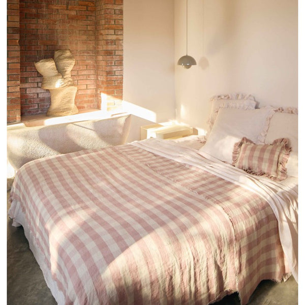 Washed Linen Cottage Bois de Rose - Bodega Nantucket