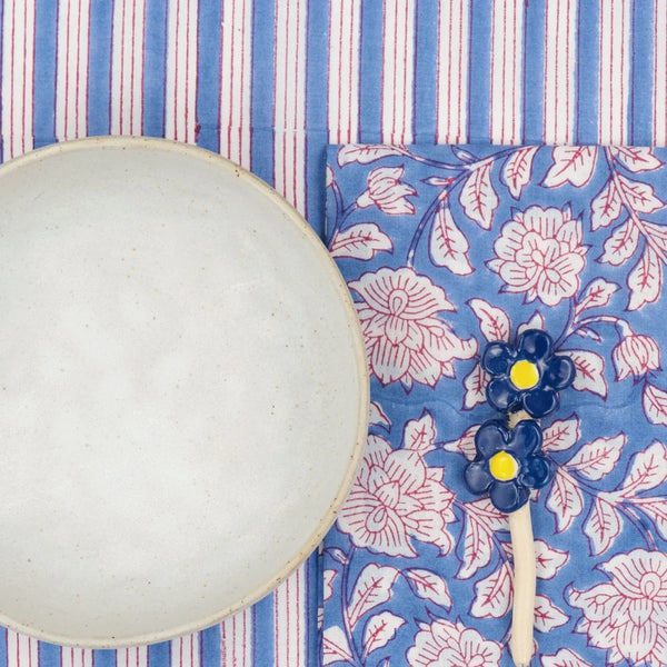 Suzette Iris Bleuet Napkins - Bodega Nantucket