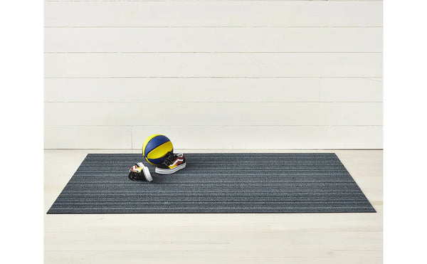 Skinny Stripe Blue Shag - Bodega Nantucket