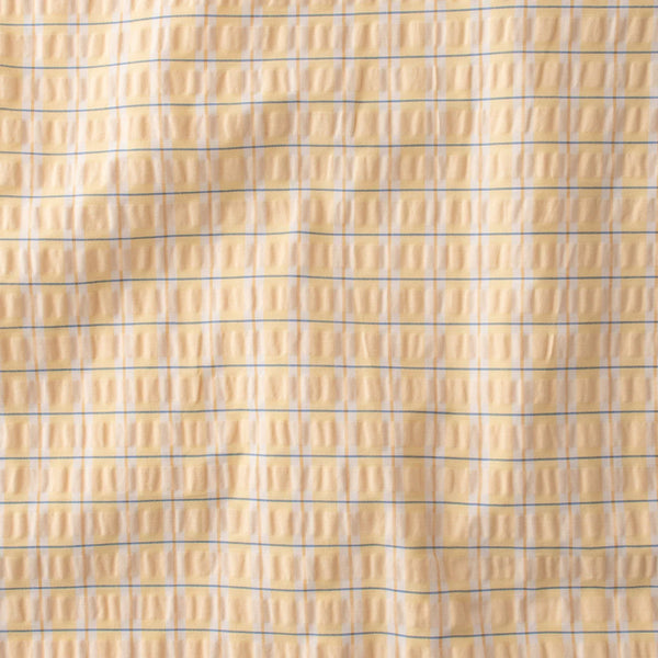 Seersucker Duvet Yellow - Bodega Nantucket