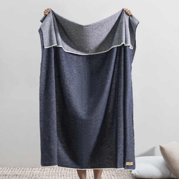 Apen Throw, Blue Eclipse - Bodega Nantucket