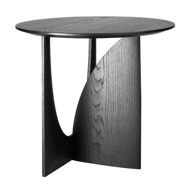 Oak Geometric Side Table - Bodega Nantucket
