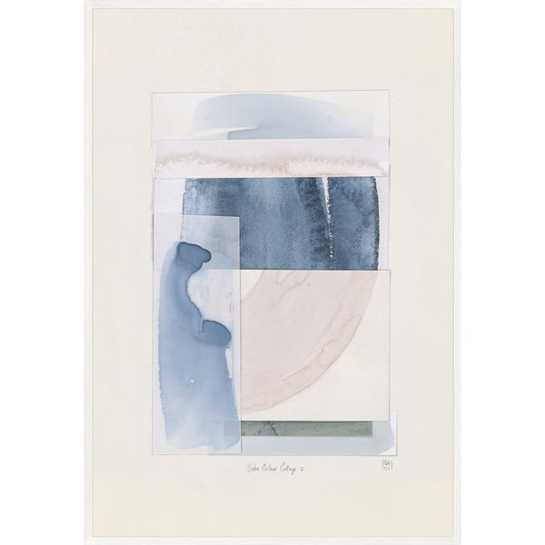 Water Color Collage 5 Large - Bodega Nantucket